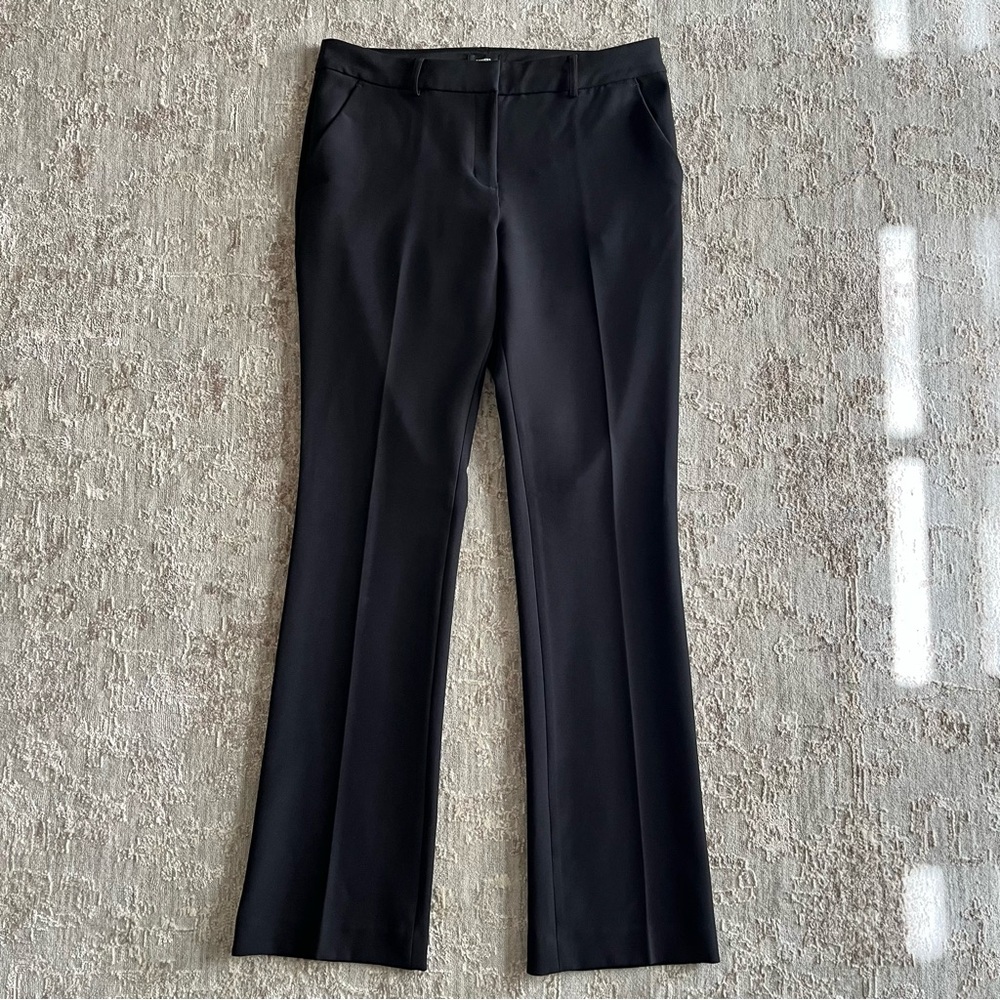 Express Editor Mid Rise Black Women's Pant